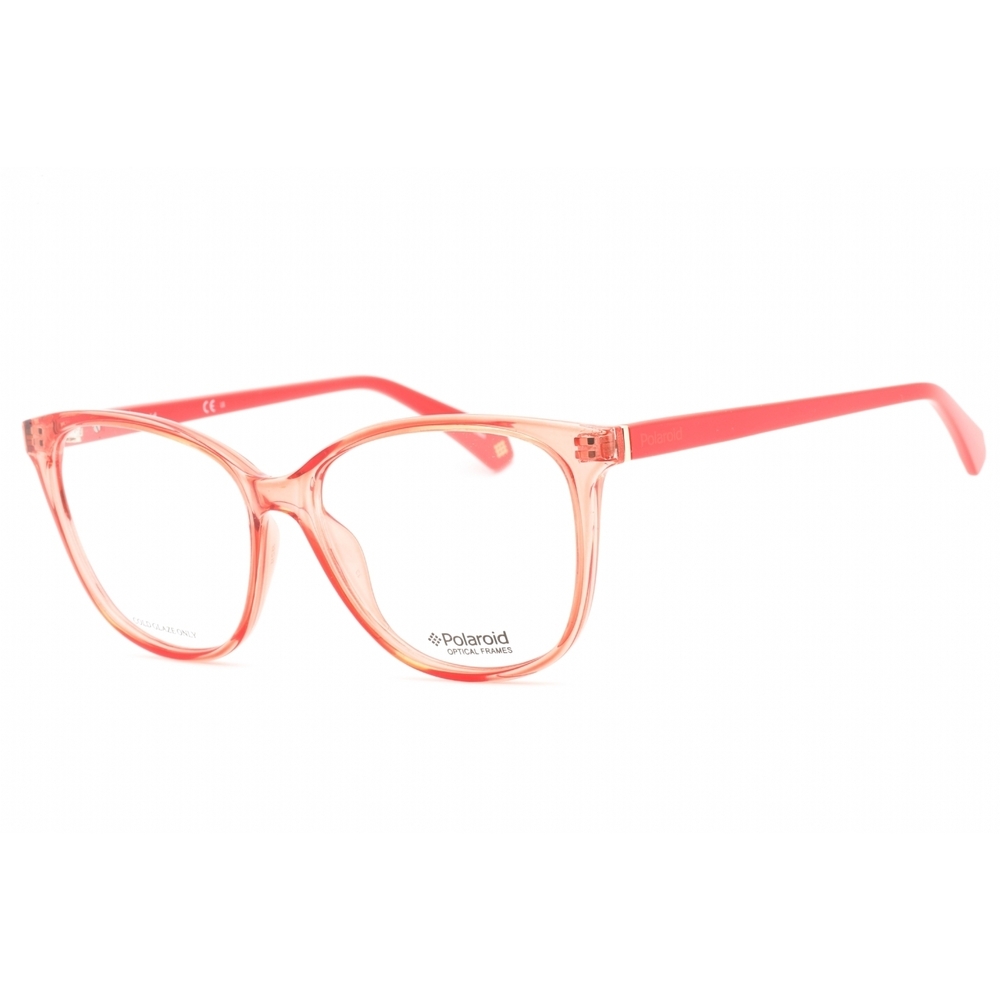 NWT Polaroid Core PLD D372-0733 00 55mm Peach Eyeglasses